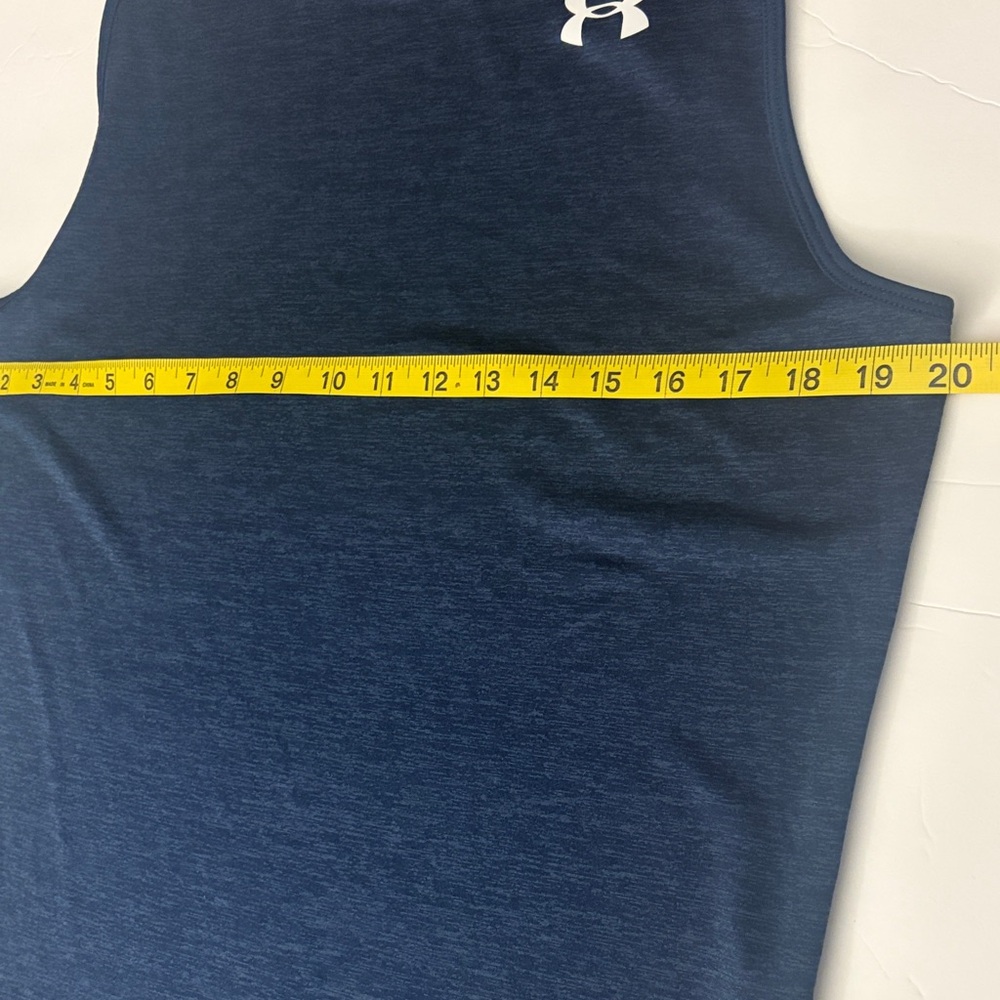 Under Armour The Tech Tank Dark Blue Athletic Tank Top Shirt 2022 - Picture 5 of 8